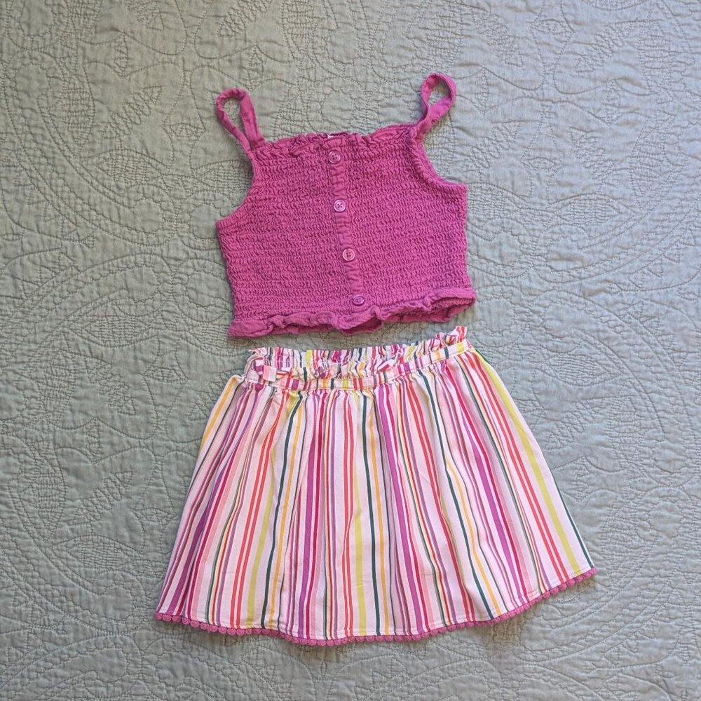 Wonder Nation 2 Piece Skort Outfit Toddler Size 5T
